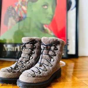 Aquatalia Lorena shearling boot